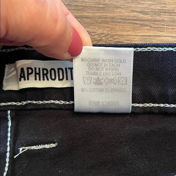 Hot Topic Aphrodite 30x32 Black Cargo Wide Leg Baggy Vintage Goth Y2K - Picture 10 of 14